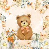 Allenjoy Autumn We Can Bearly Wait Photography Backdrop GBSX-00127