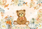 Allenjoy Autumn We Can Bearly Wait Photography Backdrop GBSX-00127