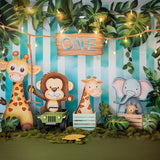 Allenjoy Baby Jungle Photography Backdrop Gbsx-00467