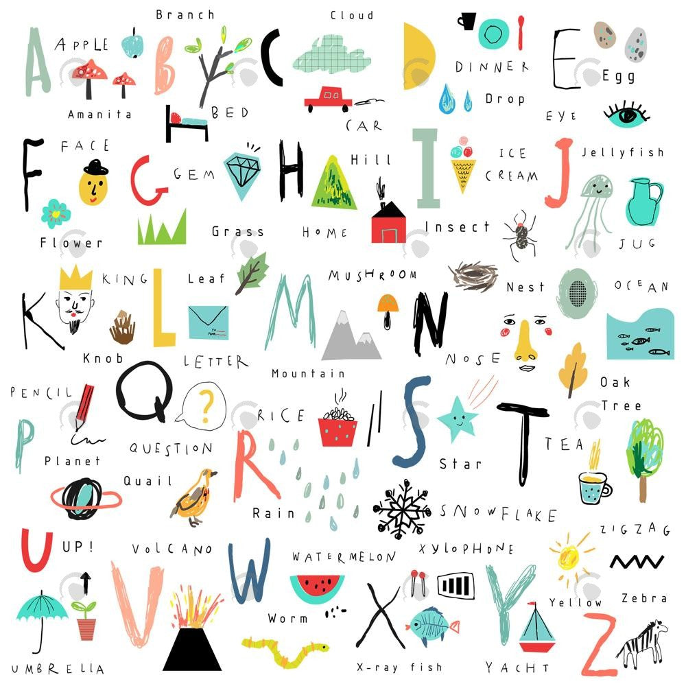 Back To School Alphabet Wall Photography Backdrop GBSX-99618