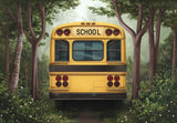 Back To School Bus Photography Backdrop GBSX-99625