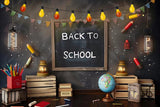 Back To School Chalkboard Photography Backdrop GBSX-99629