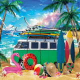 Beach Truck Photography Backdrop GBSX-99642