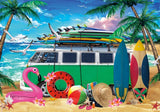 Beach Truck Photography Backdrop GBSX-99642