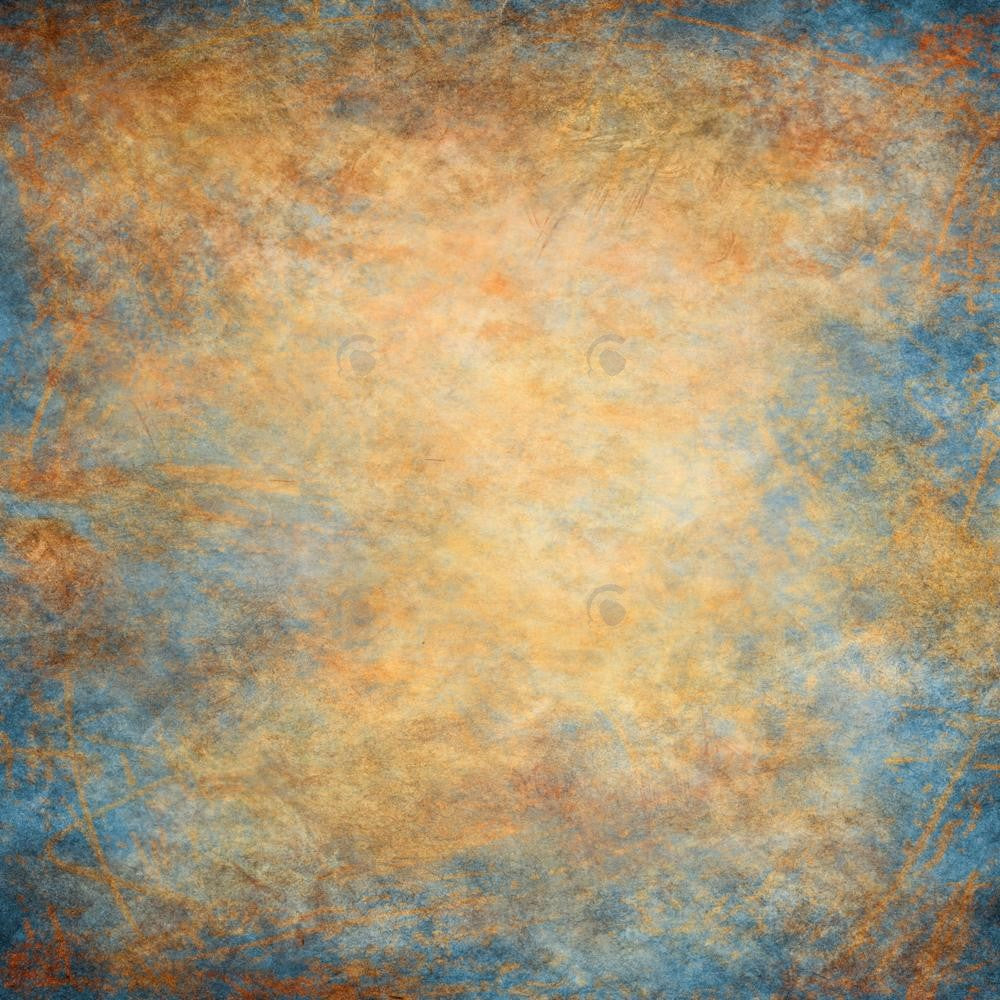 Allenjoy Blue And Brown Vintage Abstract Texture Photography Backdrop Gbsx-00290