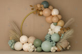 Allenjoy Boho Balloons Arch Photography Backdrop Gbsx-00448