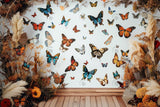 Allenjoy Boho Butterflies Photography Backdrop Gbsx-00813