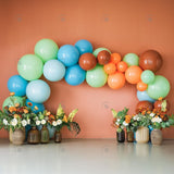Allenjoy Boho Earth Rainbow Arch Photography Backdrop Gbsx-00442