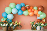 Allenjoy Boho Earth Rainbow Arch Photography Backdrop Gbsx-00442