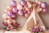 Allenjoy Boho Floral Dream Photography Backdrop Gbsx-00441