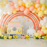 Allenjoy Boho Gypsy Daisies Photography Backdrop Gbsx-00456