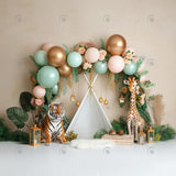 Allenjoy Boho Jungle Photography Backdrop Gbsx-00402