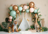 Allenjoy Boho Jungle Photography Backdrop Gbsx-00402