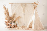 Allenjoy Boho Macrame Tent Photography Backdrop Gbsx-00446