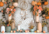 Allenjoy Boho Pumpkin Dreams  Photography Backdrop Gbsx-00432