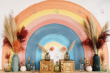 Allenjoy Boho Rainbow Garden Photography Backdrop Gbsx-00439