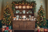 Allenjoy Cabinet Of Christmas Delights Photography Backdrop Gbsx-00205