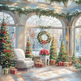 Allenjoy Christmas Arboretum Photography Backdrop Gbsx-00209