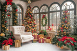 Allenjoy Christmas Arboretum Photography Backdrop Gbsx-00210