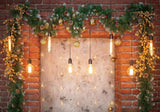 Christmas Brick Wall Photography Backdrop GBSX-99680