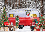 Christmas Camper Photography Backdrop GBSX-99681