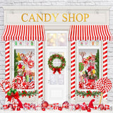 Christmas Candy Shop Photography Backdrop GBSX-99682