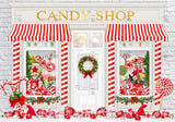 Christmas Candy Shop Photography Backdrop GBSX-99682