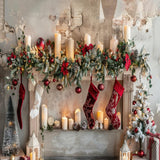 Allenjoy Christmas Fireplace Photography Backdrop Gbsx-00842