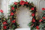 Christmas Floral Arch Photography Backdrop GBSX-99689