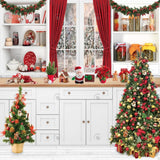 Christmas Kitchen Photography Backdrop GBSX-99699