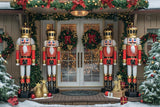 Allenjoy Christmas Nutcracker Guards Photography Backdrop Gbsx-00889