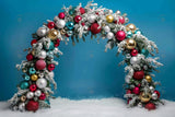 Christmas Ornament Arch Photography Backdrop GBSX-99702