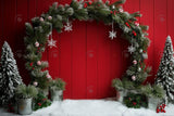 Allenjoy Christmas Peppermint Arch Photography Backdrop Gbsx-01150