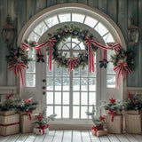 Allenjoy Christmas Peppermint Door Photography Backdrop Gbsx-00999