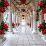 Allenjoy Christmas Porch Photography Backdrop GBSX-00120