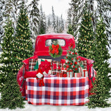 Christmas Truck Photography Backdrop GBSX-99711