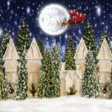 Christmas Village Photography Backdrop GBSX-99714