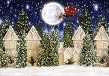 Christmas Village Photography Backdrop GBSX-99714