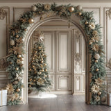 Allenjoy Christmas White Arch Photography Backdrop Gbsx-01001