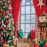 Christmas Window Photography Backdrop GBSX-99718