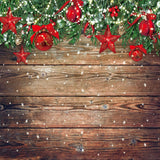 Christmas Wood Wall Photography Backdrop GBSX-99722