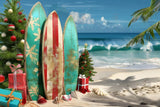 Christmas In July Beach Photography Backdrop GBSX-99694