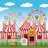 Allenjoy Circus Playground Photography Backdrop Gbsx-00725