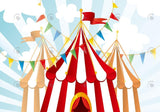 Allenjoy Circus Tent Photography Backdrop Gbsx-00716