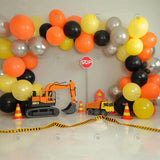 Construction Birthday Balloons Photography Backdrop GBSX-99738