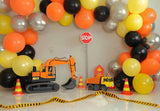 Construction Birthday Balloons Photography Backdrop GBSX-99738