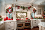 Allenjoy Country Christmas Kitchen Photography Backdrop GBSX-00066