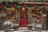 Country Christmas Store Photography Backdrop GBSX-99741