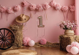 Cowgirl Cake Smash Photography Backdrop GBSX-99742