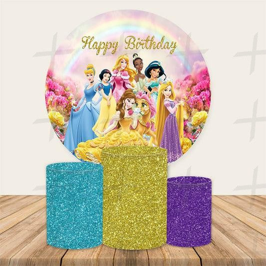 Fairy Princess Custom Round Backdrop With Plinths AS-DLZ-81ddea ...